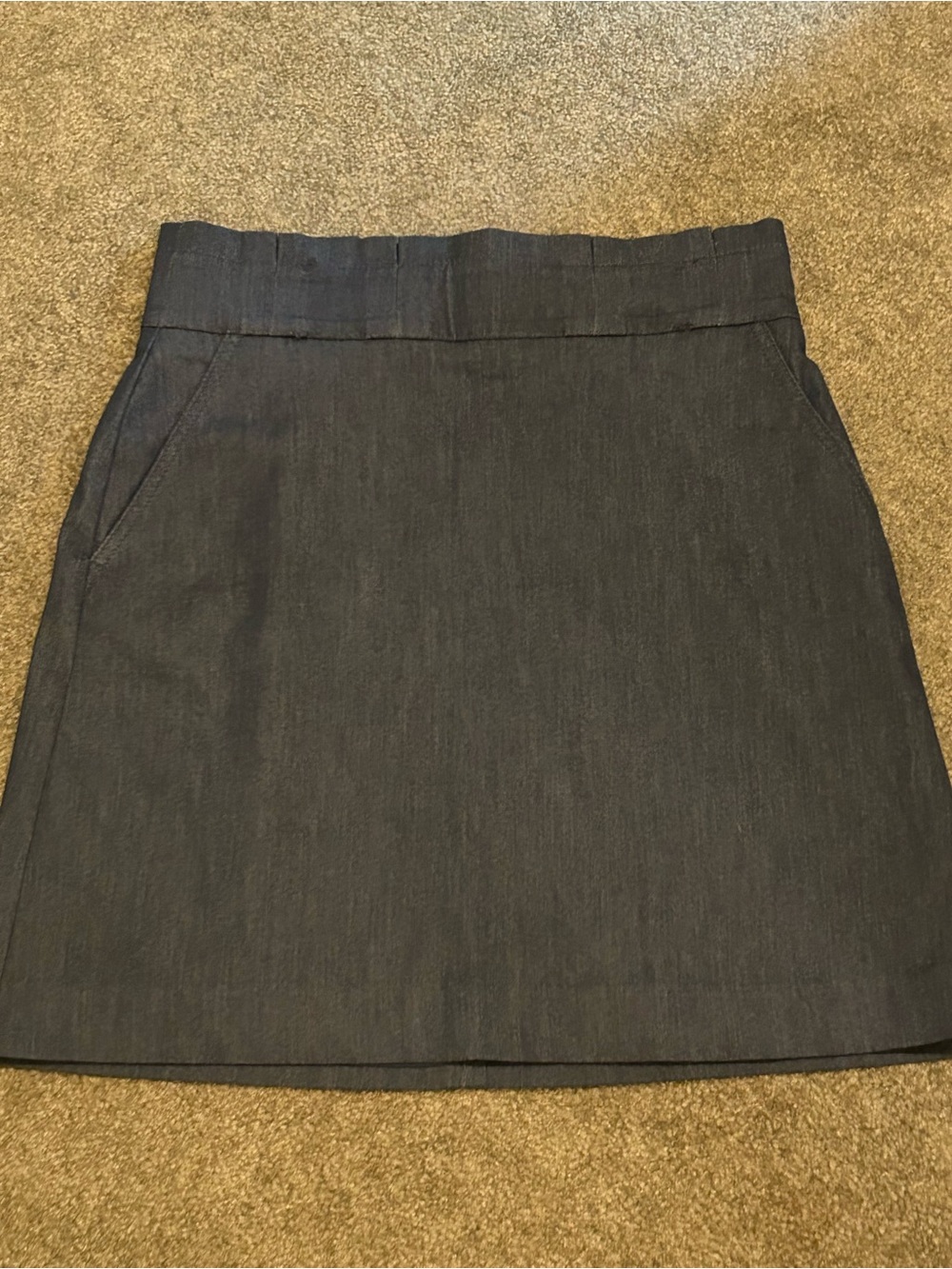 Ann Taylor Denim Pencil Skirt